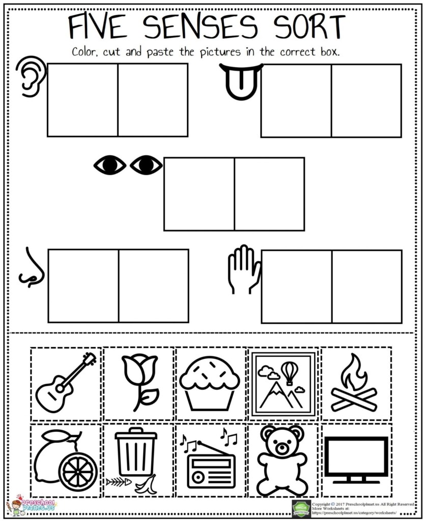 10 Worksheets On Five Senses Coo Worksheets Images And Photos Finder