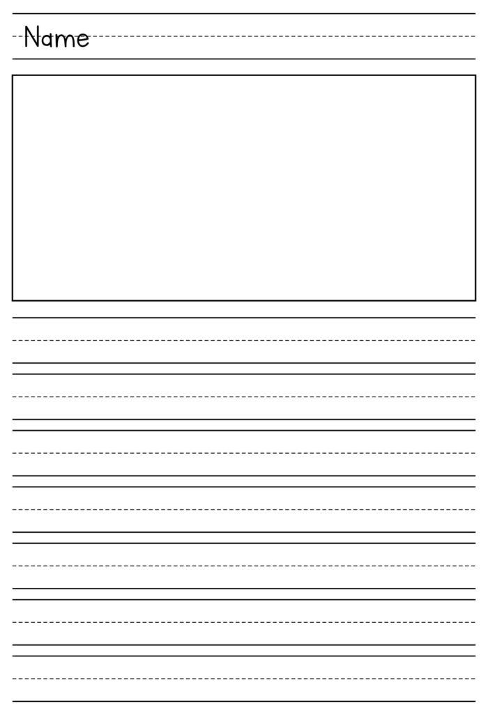 1st Grade Writing Paper Free Printable Worksheets