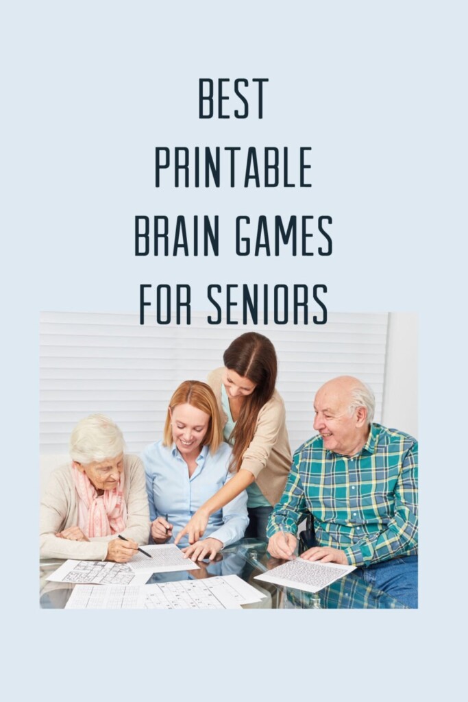27 Best Printable Brain Games For Seniors Fun Party Pop