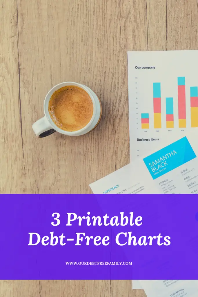 3 Free Printable Debt Free Charts To Help You Reach Financial Freedom