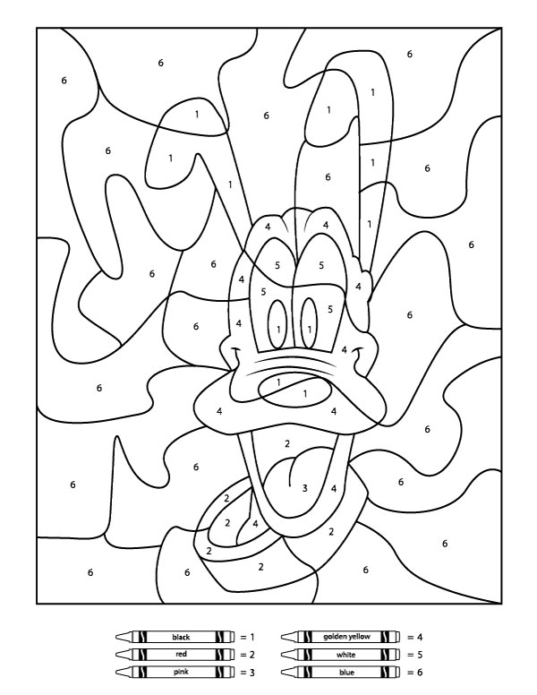 32 Free Disney Color By Number Printables AimmeAdonica
