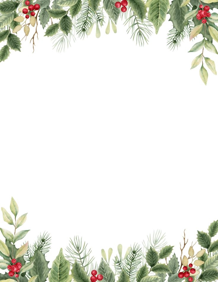 50 Beautiful Christmas Border Paper Printables FREE The Joy Of
