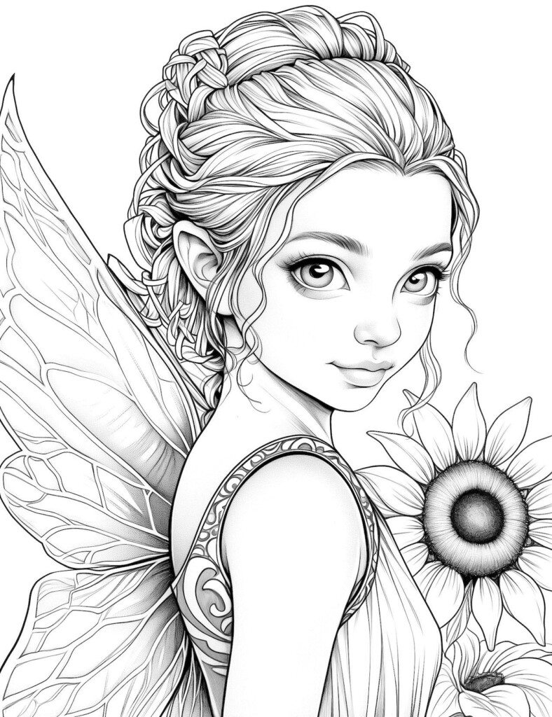 60 Fantasy Fairies Coloring Pages For Adult Free Printable 152 