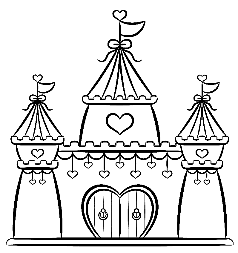 64 Free Printable Castle Coloring Pages