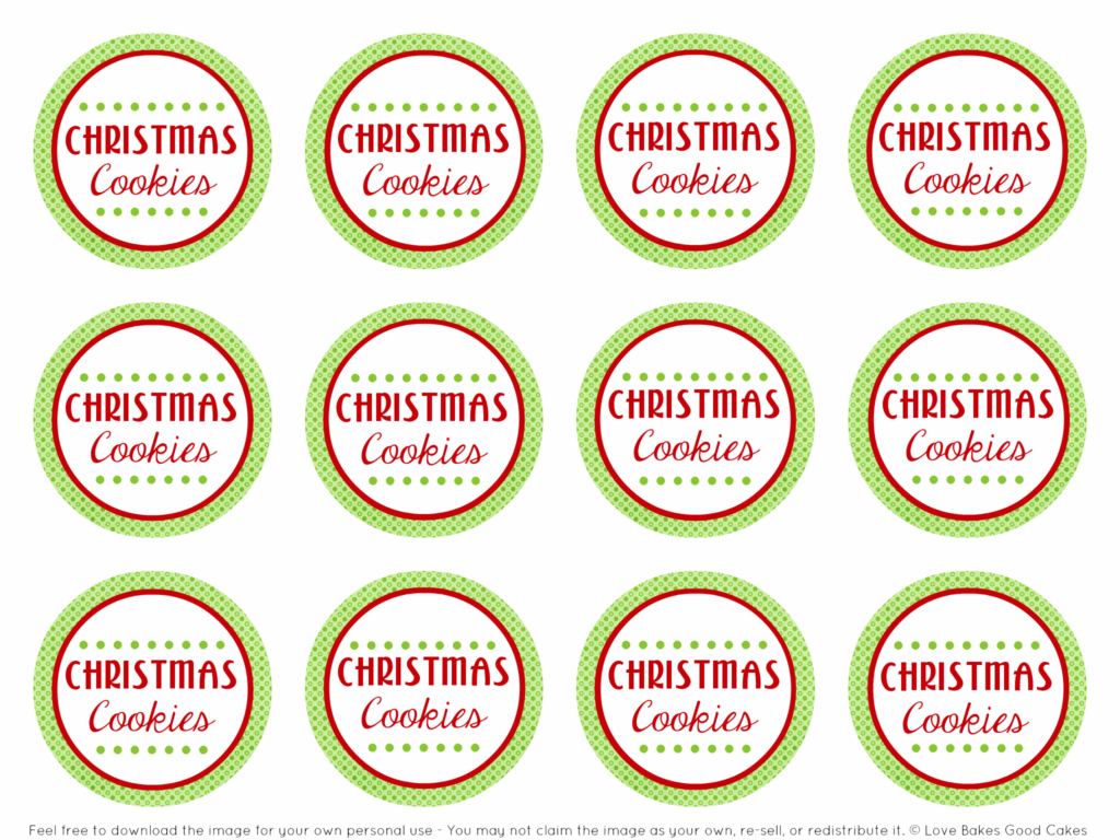 7 Best Images Of Christmas Cookie Labels Free Printables Cookie Jar 