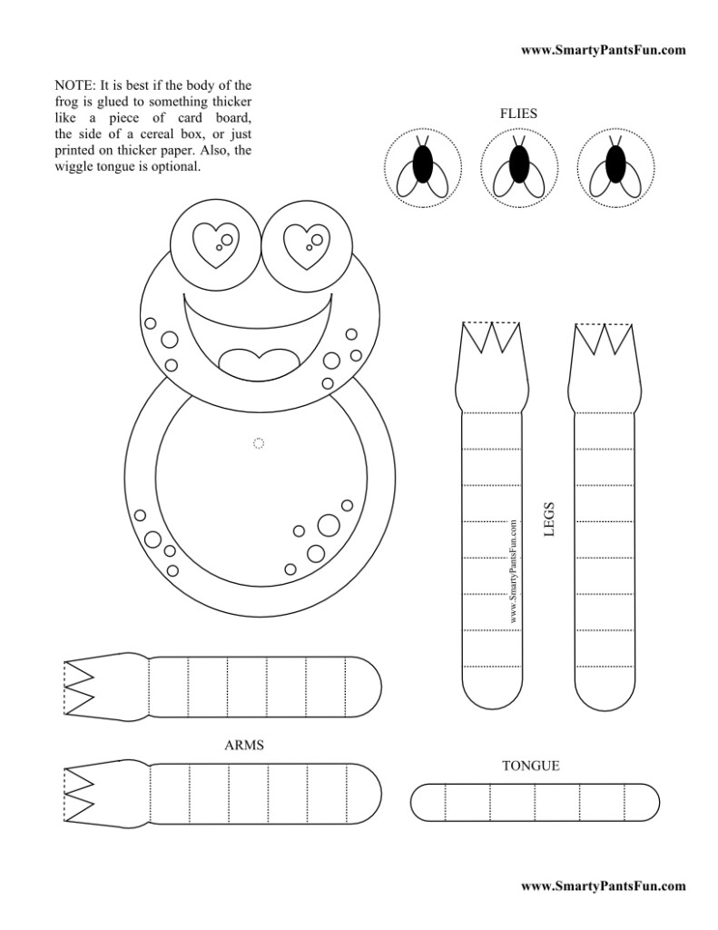 8 Best Images Of Free Printable Spring Crafts Frog Free Craft 
