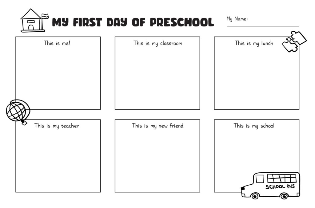 9 Best Images Of First Day Of Preschool Printable First Day Of 