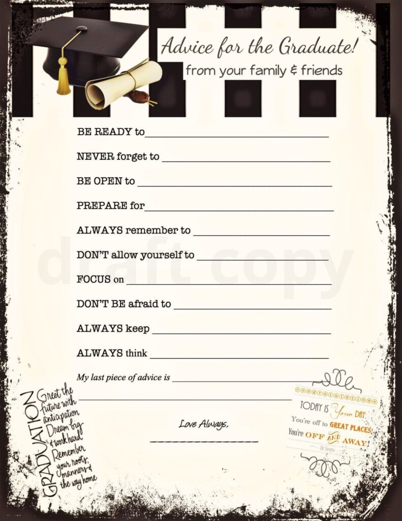 Advice For The Graduate Free Printable Printable New Year Banners
