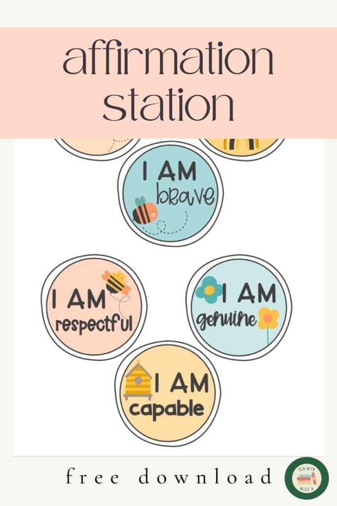 Affirmation Station Printable Printable Templates Online By Paul 