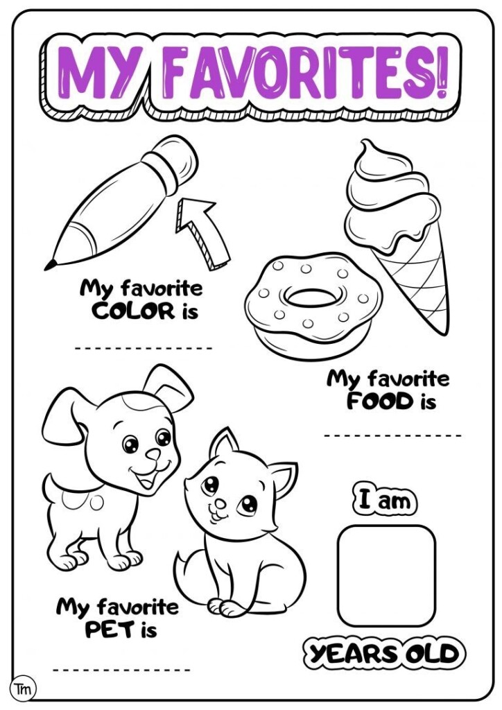All About Me Poster Preschool Free Printable Printable Word Searches