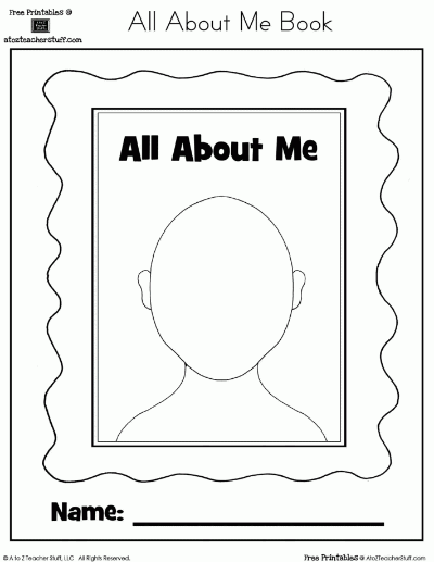 All About Me Printable Book Free