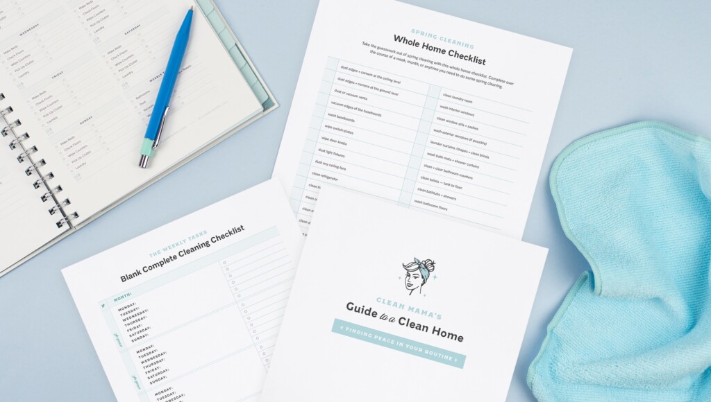All New Clean Mama Printable Kits Clean Mama