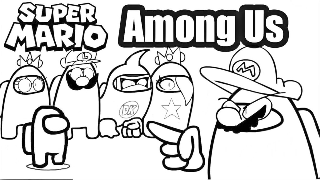 Among Us 7 Coloring Page Free Printable Coloring Pages For Kids