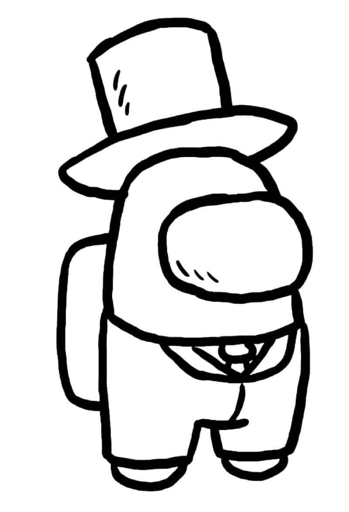Among Us Coloring Pages Free Printable