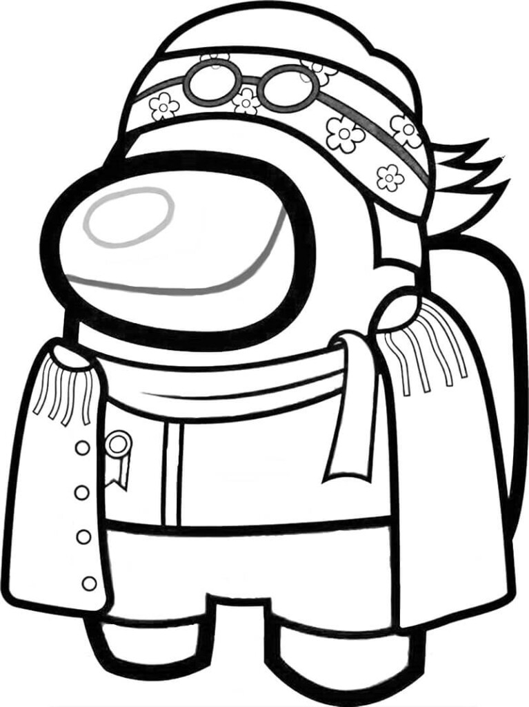 Among Us Coloring Pages Free Printable