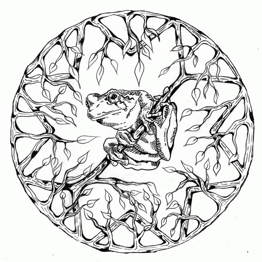 Animal Mandala Coloring Pages Free Printable Coloring Sheets