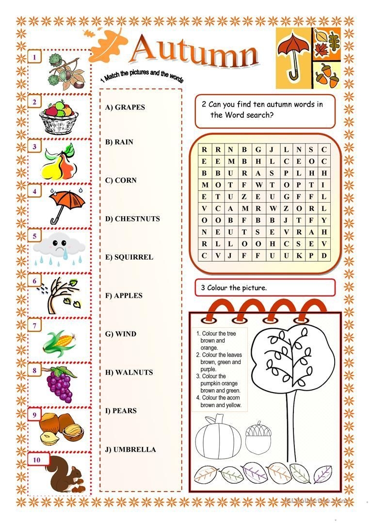 Autumn Worksheets Printable AlphabetWorksheetsFree