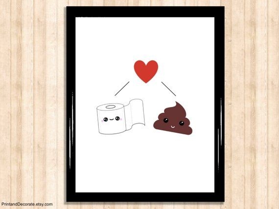 Bathroom Printables Kawaii Poop And Toilet Paper Toilet Sign Best 