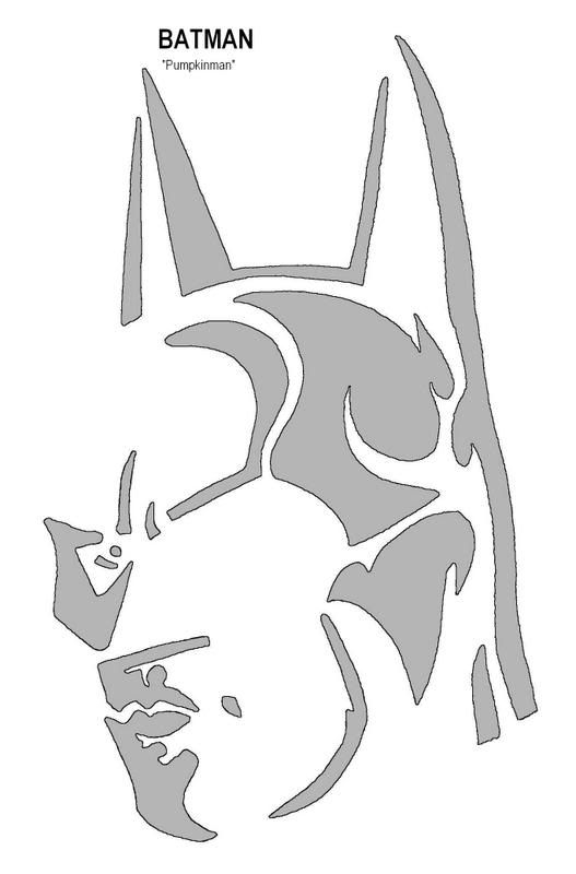 Batman Pumpkin Stencil Printable