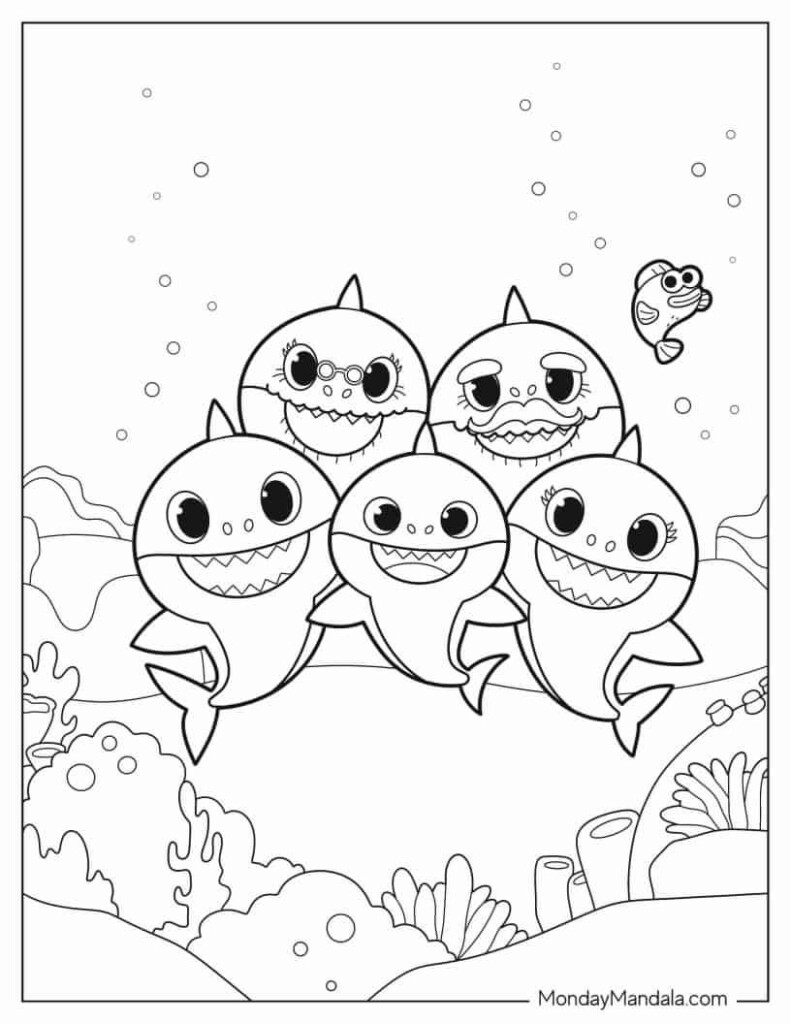 Best 12 24 Baby Shark Coloring Pages Free PDF Printables Artofit