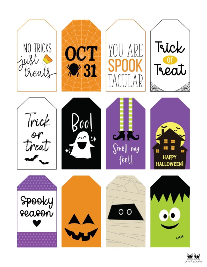 Best Halloween Printable Gift Tags Gift Tags Printable Halloween My 