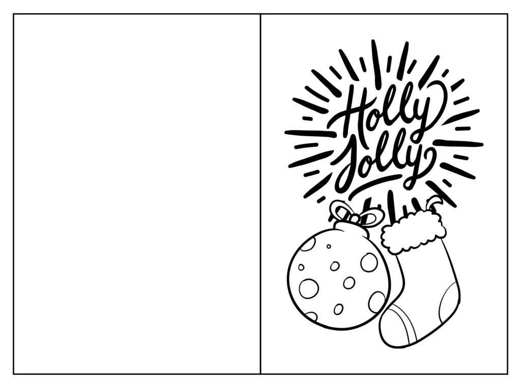 Black And White Christmas Cards Free Printable Printable Templates Free