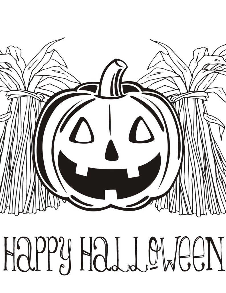 Black And White Free Halloween Printables