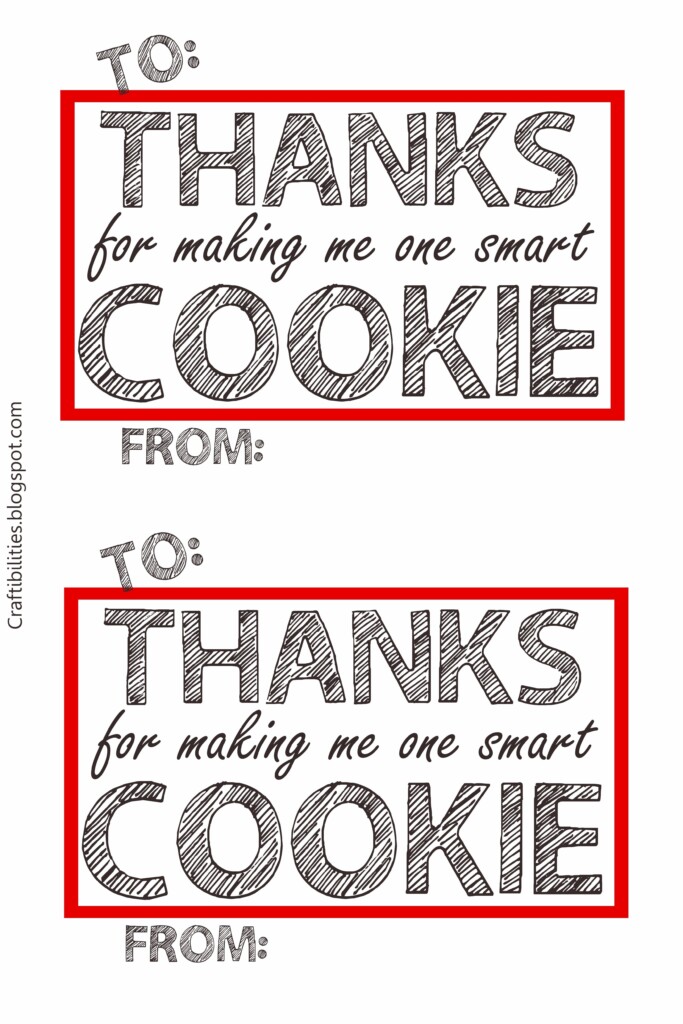 Black And White Teacher Appreciation Gift Tags Free Printables