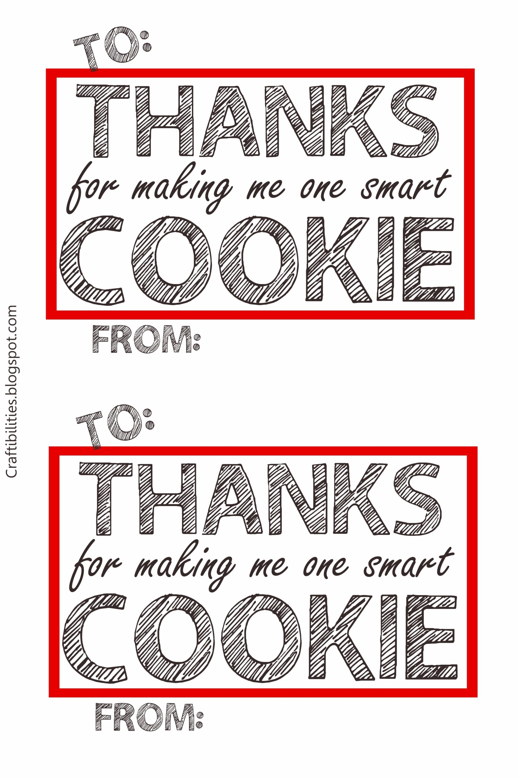 Black And White Teacher Appreciation Gift Tags Free Printables