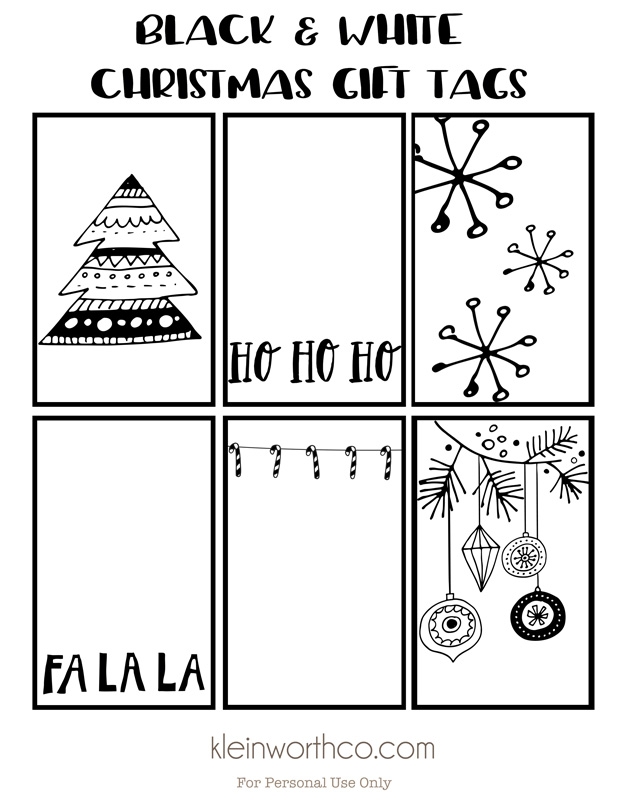 Black White Free Printable Gift Tags Guy Gift Idea Yummi Haus