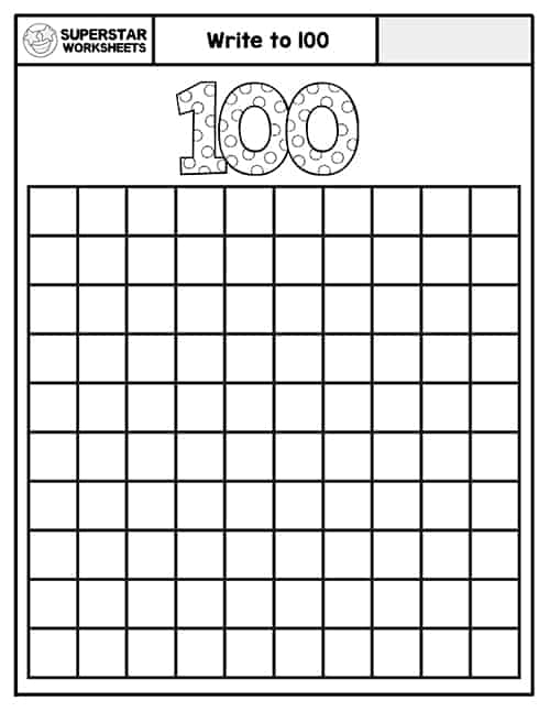 Blank 100 Chart Printable Pdf We Love Printables