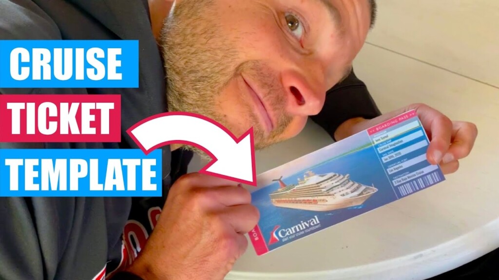 Blank Free Printable Cruise Ticket Template Printable Online
