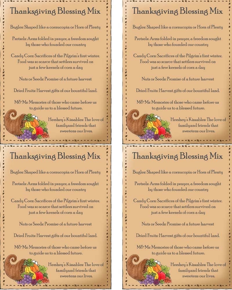 Blessing Mix Free Printable Printable Templates