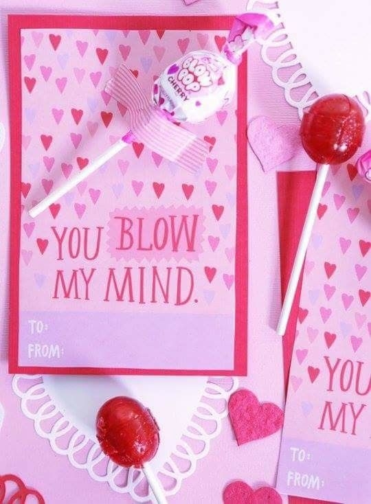 Blow Pop Valentine Free Printable Artofit