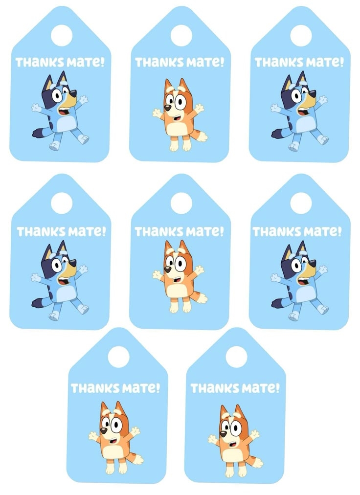 Bluey Party Favors And Printables En 2024 Fiestas De Cumplea os 