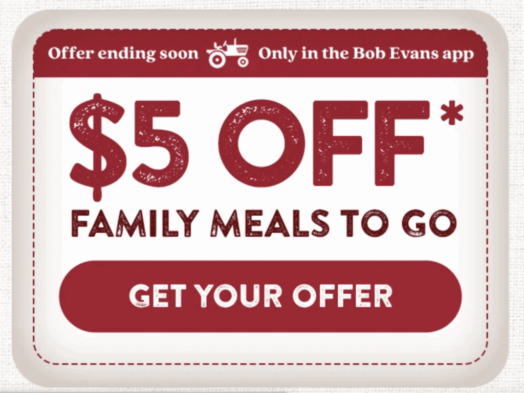 Bob Evans Printable Coupons 2025 Tyler Vincent