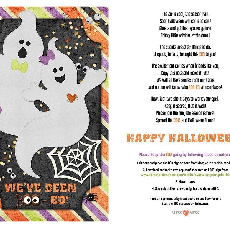 Boo Poem Printable Printable Word Searches