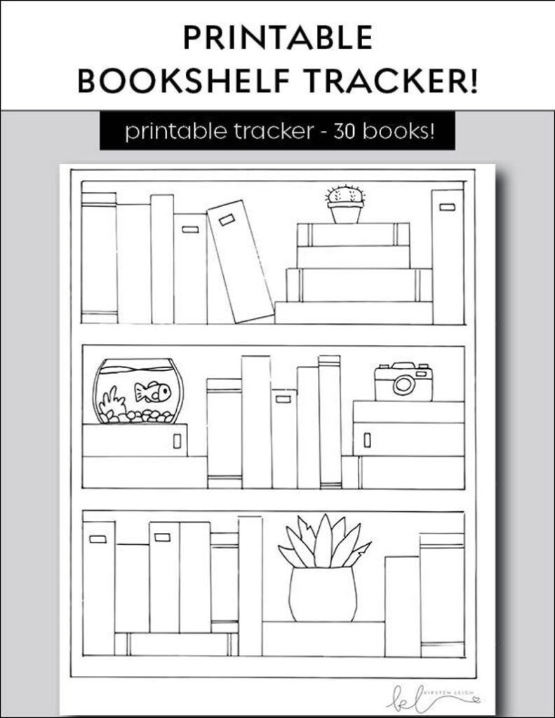 Book Tracker Printable Free
