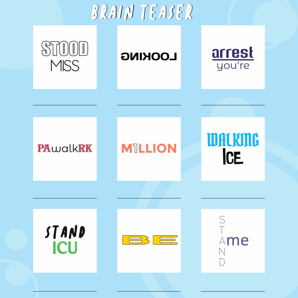 Brain Games For Seniors Free Printable