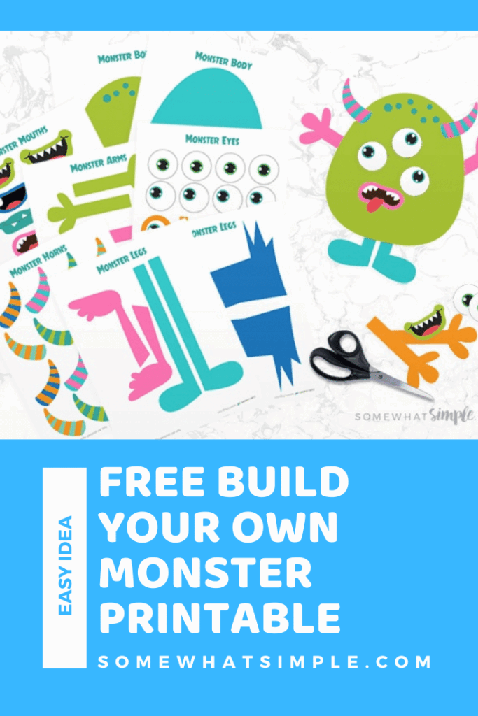Build A Monster Printable