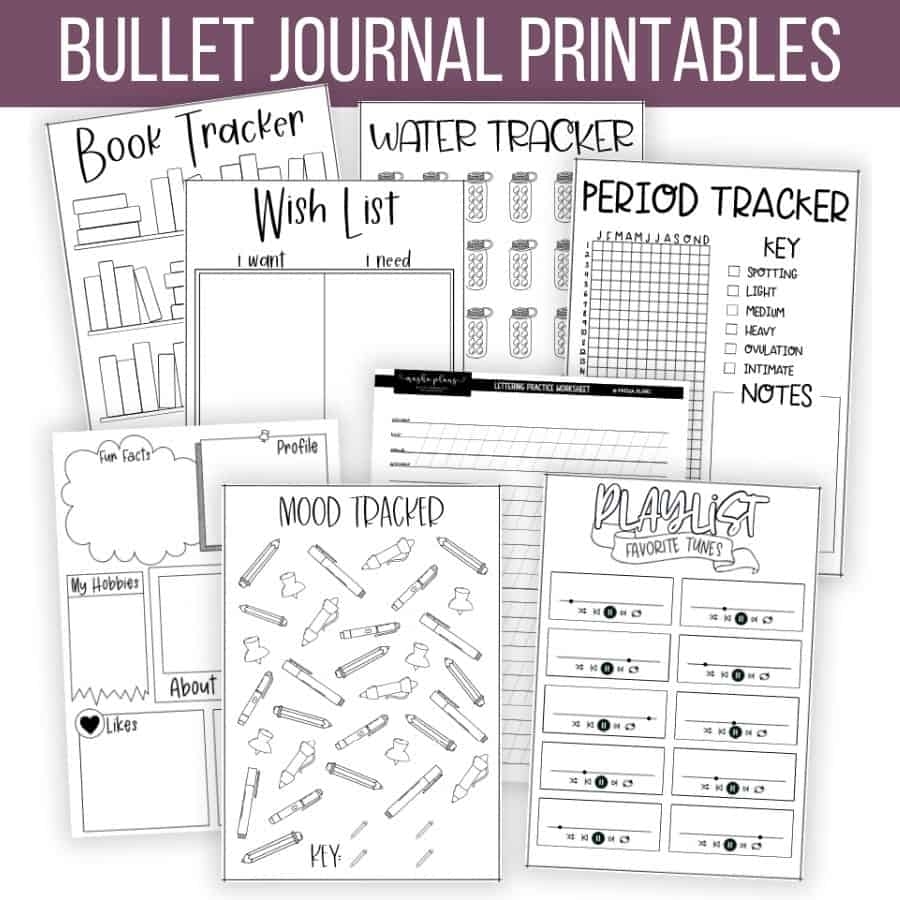 Bullet Journal Printable Free Free Printable Templates