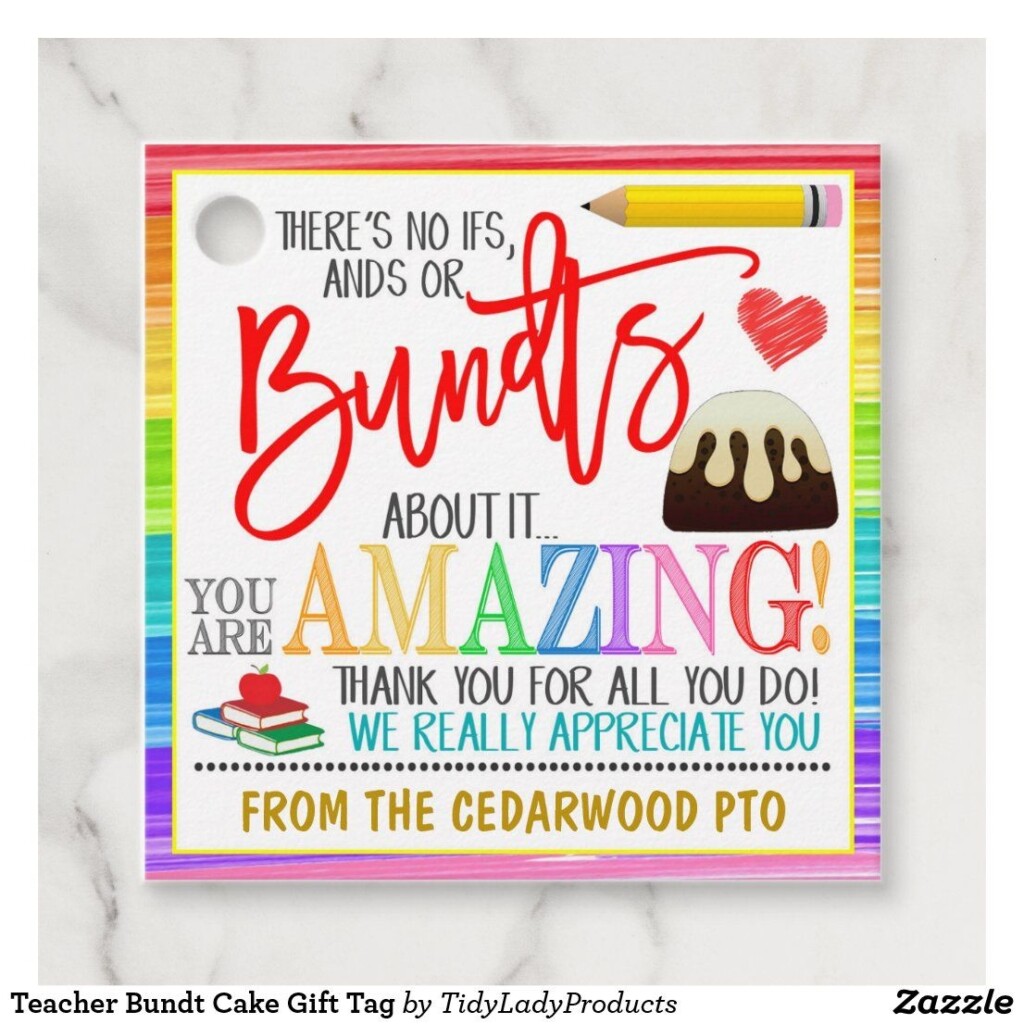 Bundt Cake Teacher Appreciation Free Printable Printable New Year Banners