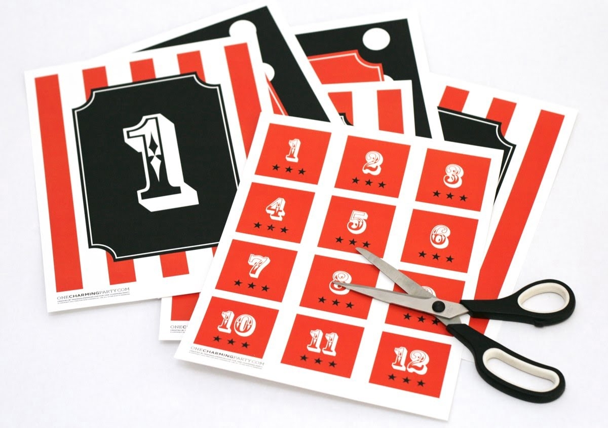 Cake Walk Printable Numbers Free Printable