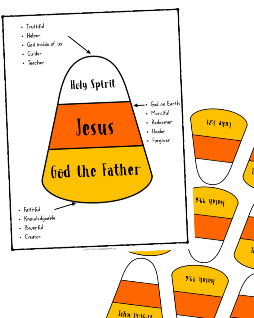 Candy Corn Trinity Printable Free Printable Templates