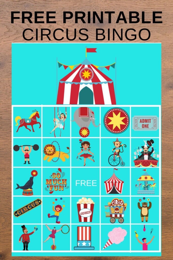 Carnival Bingo Printable Printable Word Searches