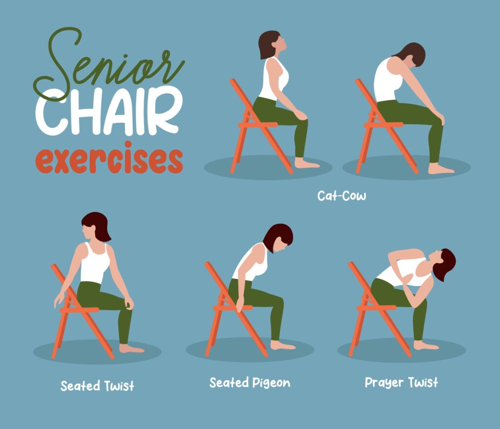 Chair Exercises For Seniors 20 Free PDF Printables Printablee