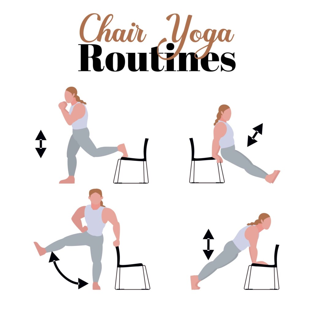 Chair Yoga Poses 10 Free Pdf Printables Printablee Yoga For Jethro Jeff