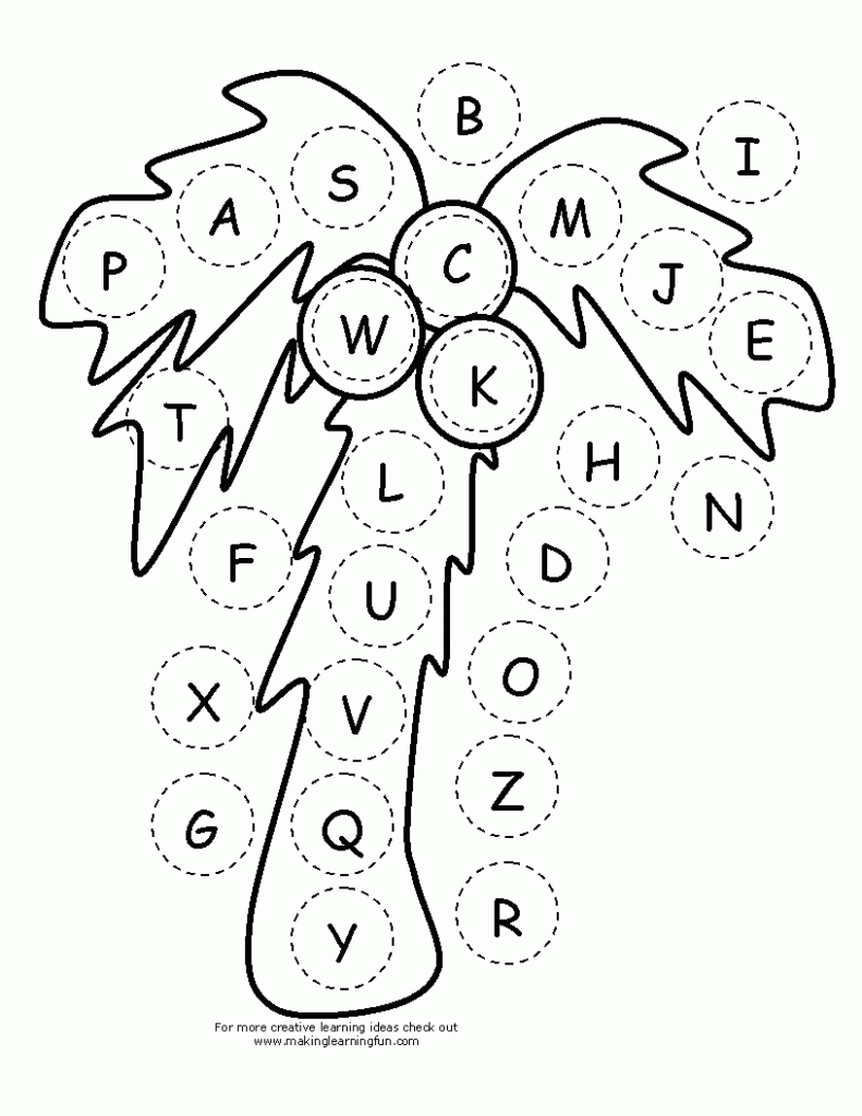 Chicka Chicka Boom Boom Printable Worksheets AlphabetWorksheetsFree