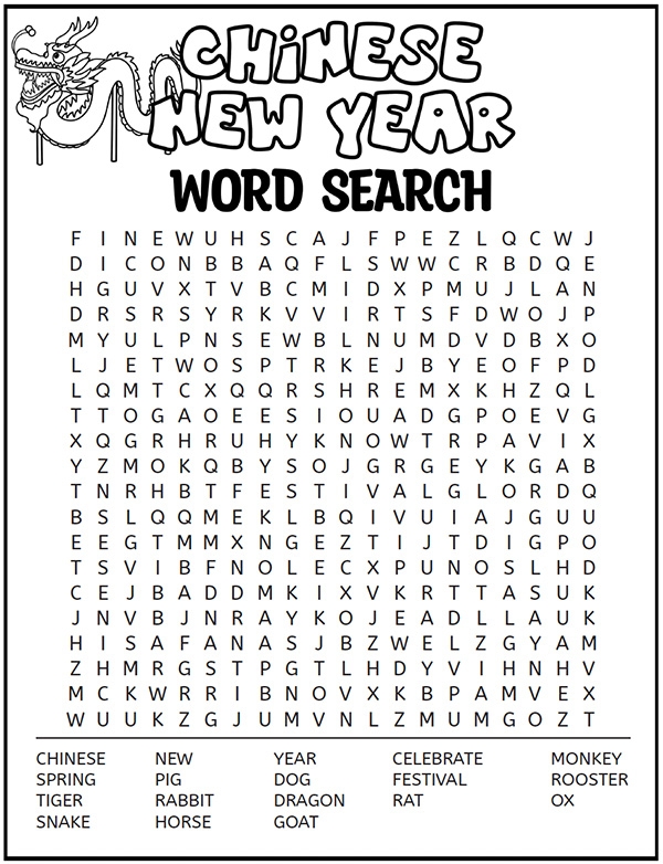 Chinese New Year Worksheets 2023 Get New Year 2023 Update