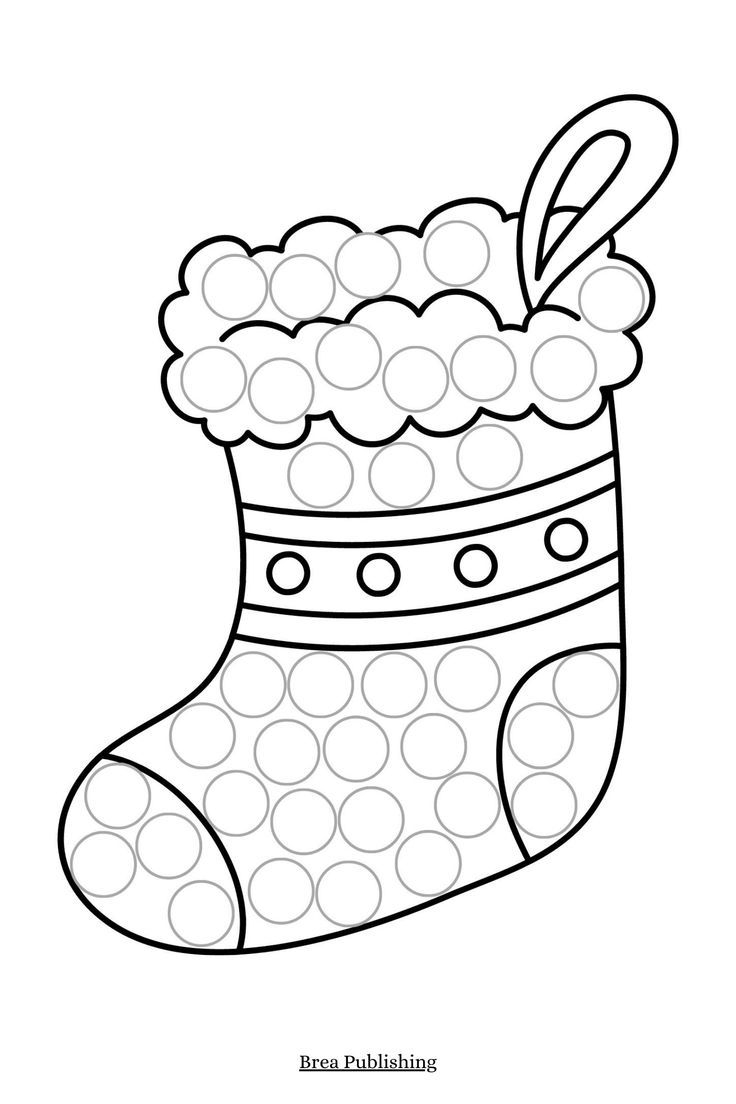 Christmas Do A Dot Christmas Preschool Theme Do A Dot Dots Free